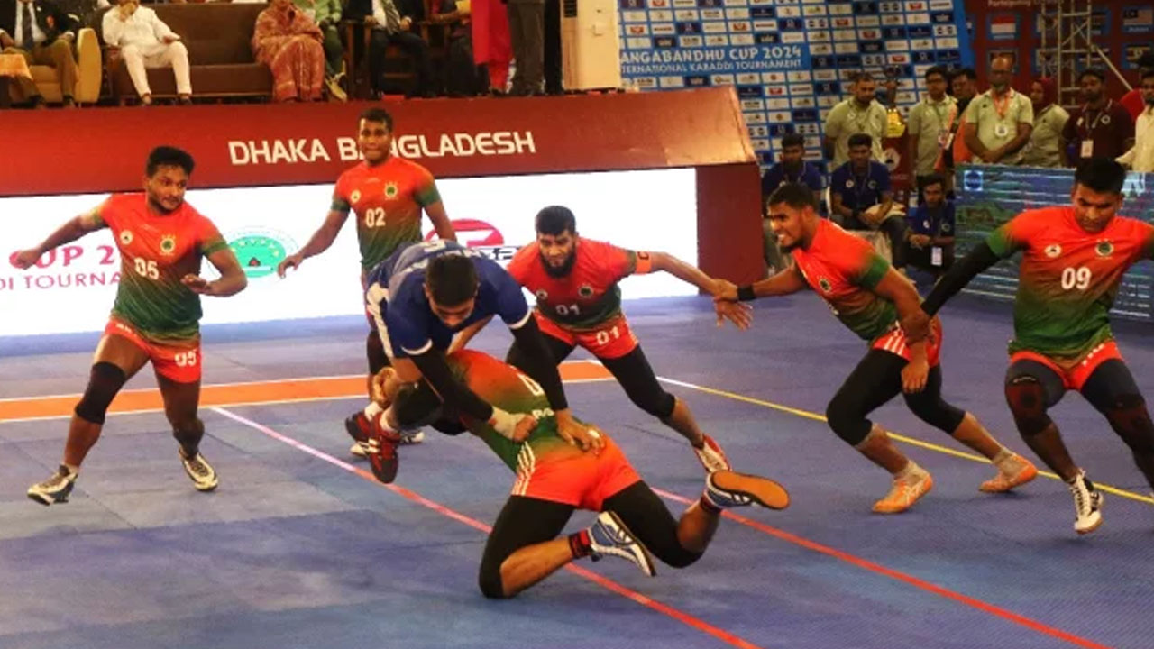 বড় জয়ে কাবাডি সিরিজ শুরু বাংলাদেশের
