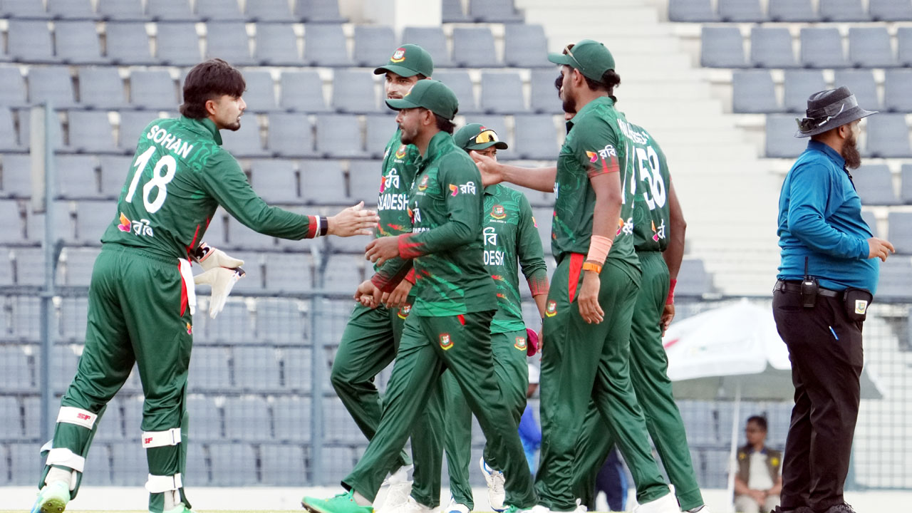 বড় জয়ে সিরিজ শুরু বাংলাদেশ ‘এ’ দলের