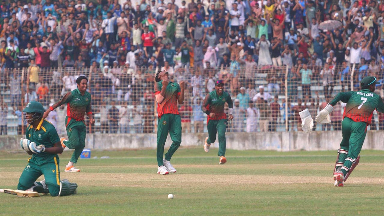 রাব্বি-রাকিবুলের নৈপুণ্যে সিরিজ জিতল বাংলাদেশ ইমার্জিং