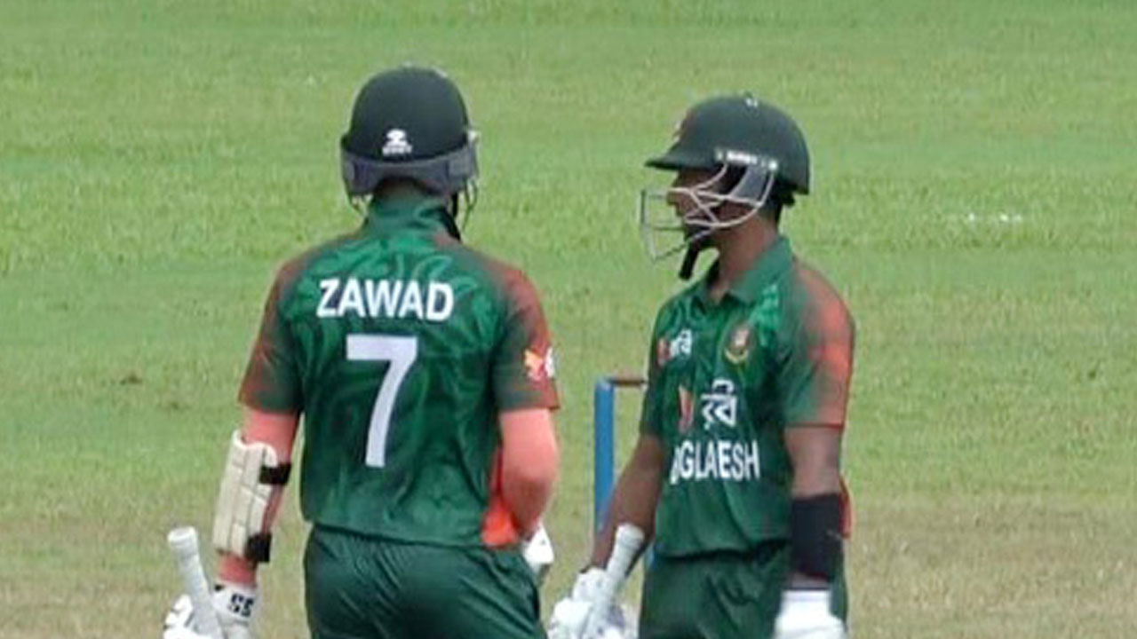 বড় জয়ে ঘুরে দাঁড়াল বাংলাদেশের যুবারা
