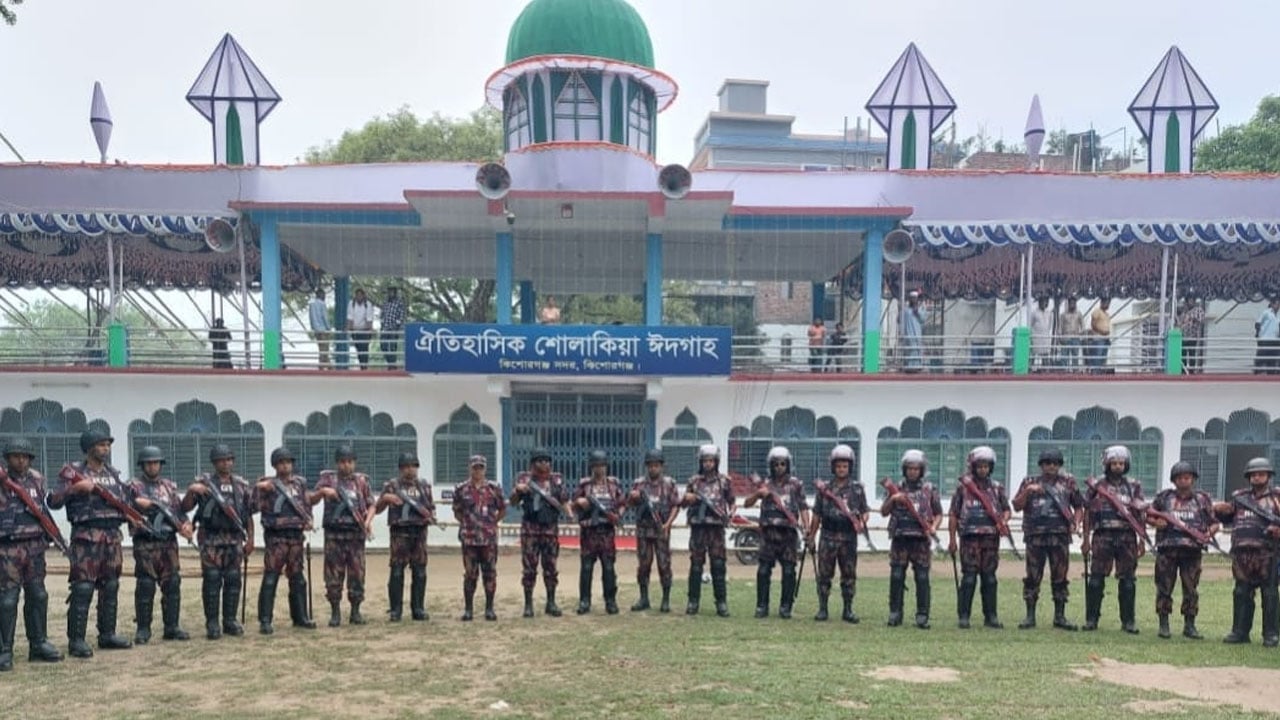 শোলাকিয়ায় ঈদ জামাতে ৫ প্লাটুন বিজিবি মোতায়েন