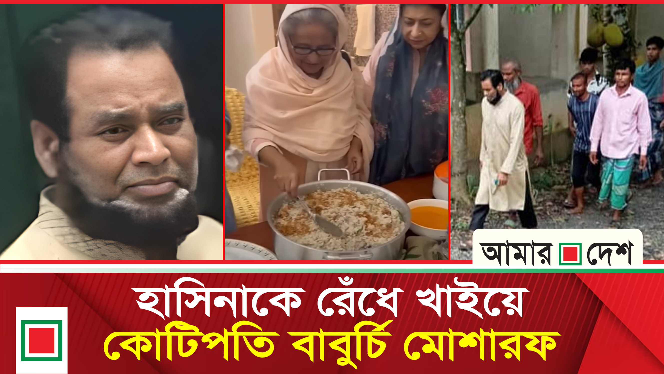 এবার বেরিয়ে এলো হাসিনার বাসার বাবুর্চির থলের বিড়াল