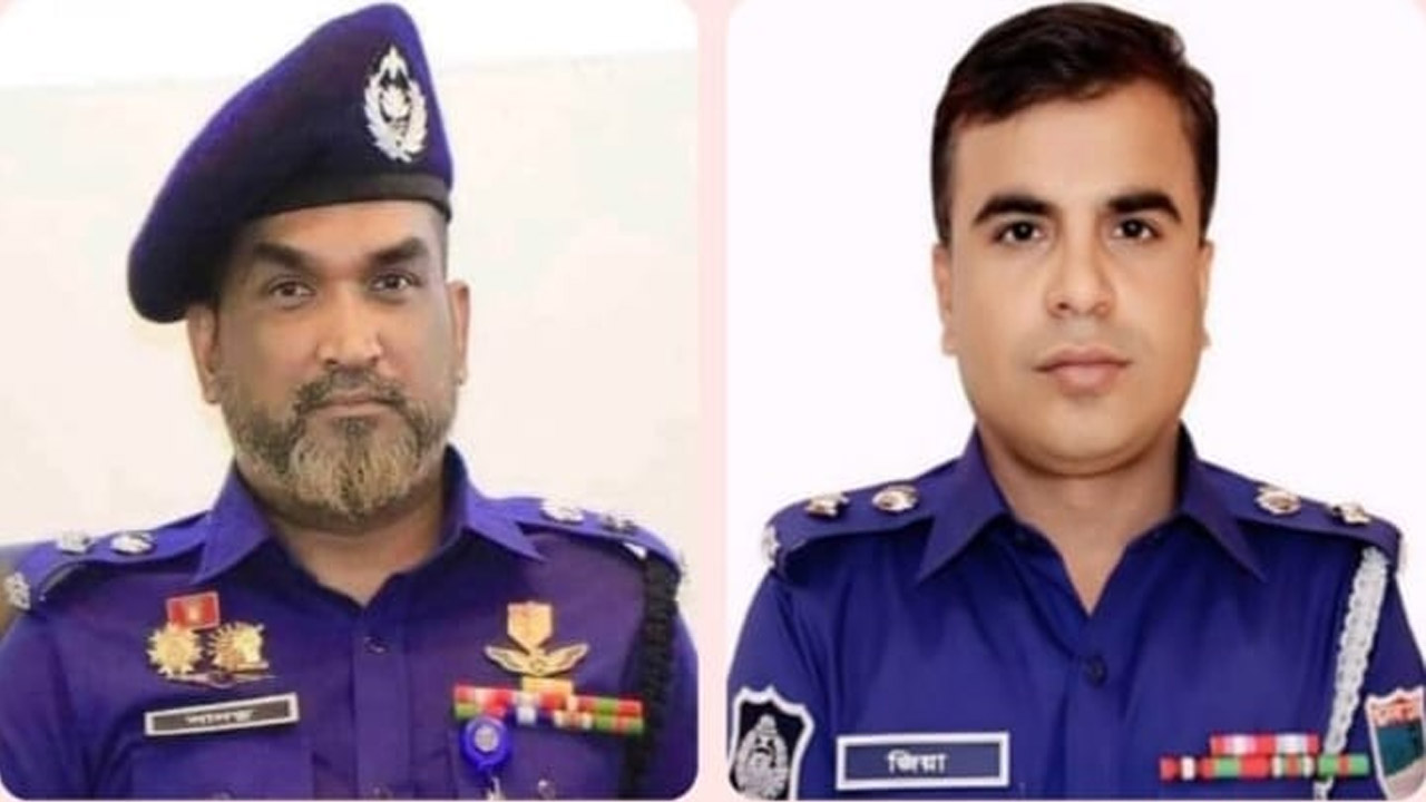 বিসিএস ২৭ ব্যাচের পুলিশ ক্যাডারের দায়িত্বে সাইফুল ও জিয়া