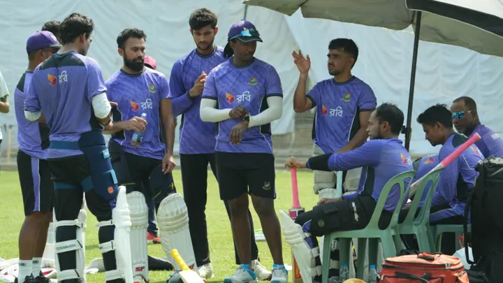 হতাশা ঝেড়ে উইন্ডিজ সিরিজের অনুশীলনে শান্তরা  