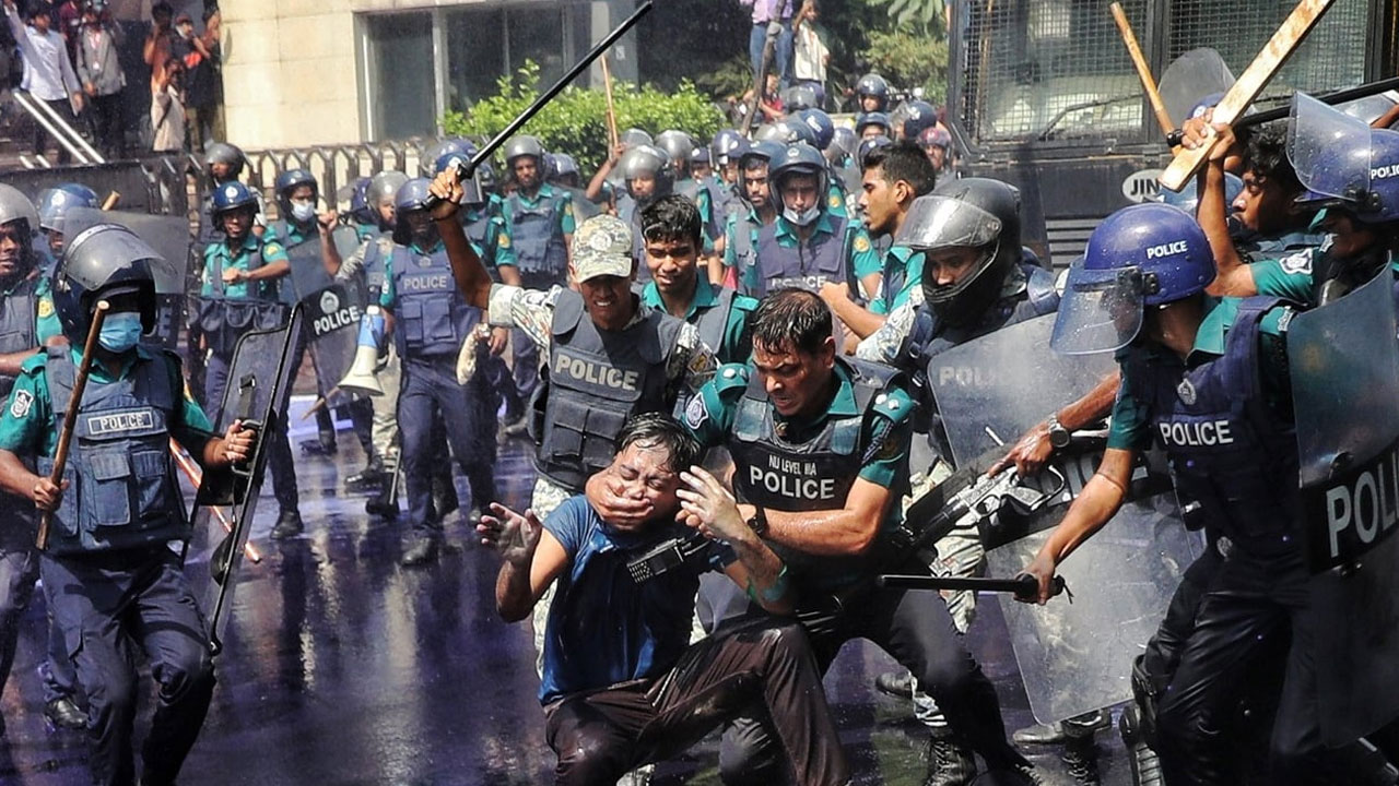 ডিএমপির দাবি করা এআই ছবিটি আসল