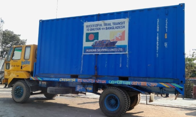 বুড়িমারী স্থলবন্দরে আটকে আছে ভুটানের ট্রানশিপমেন্ট পণ্য