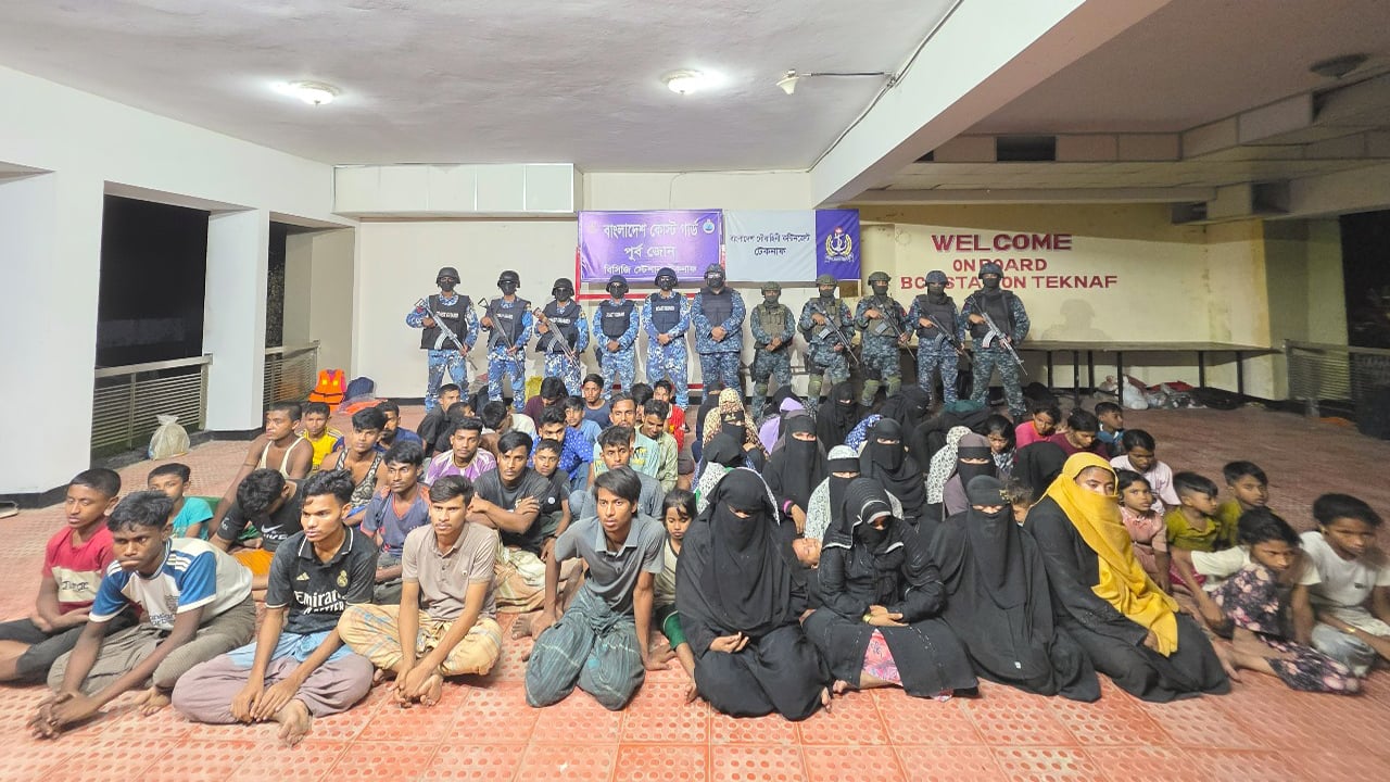 মালয়েশিয়া পাচারকালে টেকনাফ থেকে ৬৬ জন নারী ও শিশু উদ্ধার