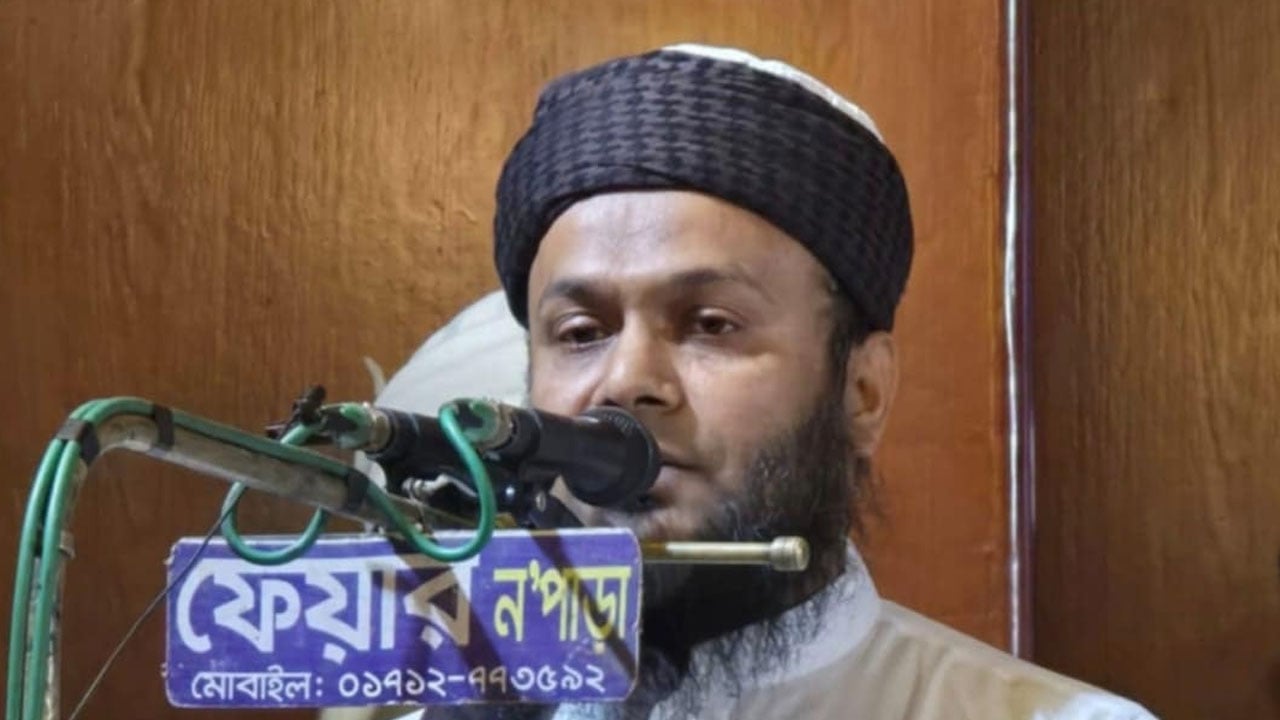 যশোর-৪ আসনে বাংলাদেশ খেলাফত মজলিসের প্রার্থী মাওলানা মাসুম বিল্লাহ