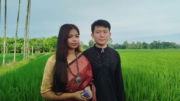 প্রেমের টানে চীন থেকে পীরগঞ্জে ছুটে এলেন যুবক, অতঃপর বিয়ে