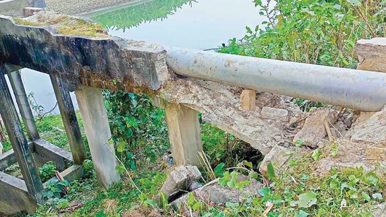 ক্ষতির মুখে ক্ষেতের ফসল অনিশ্চয়তায় ধান চাষ