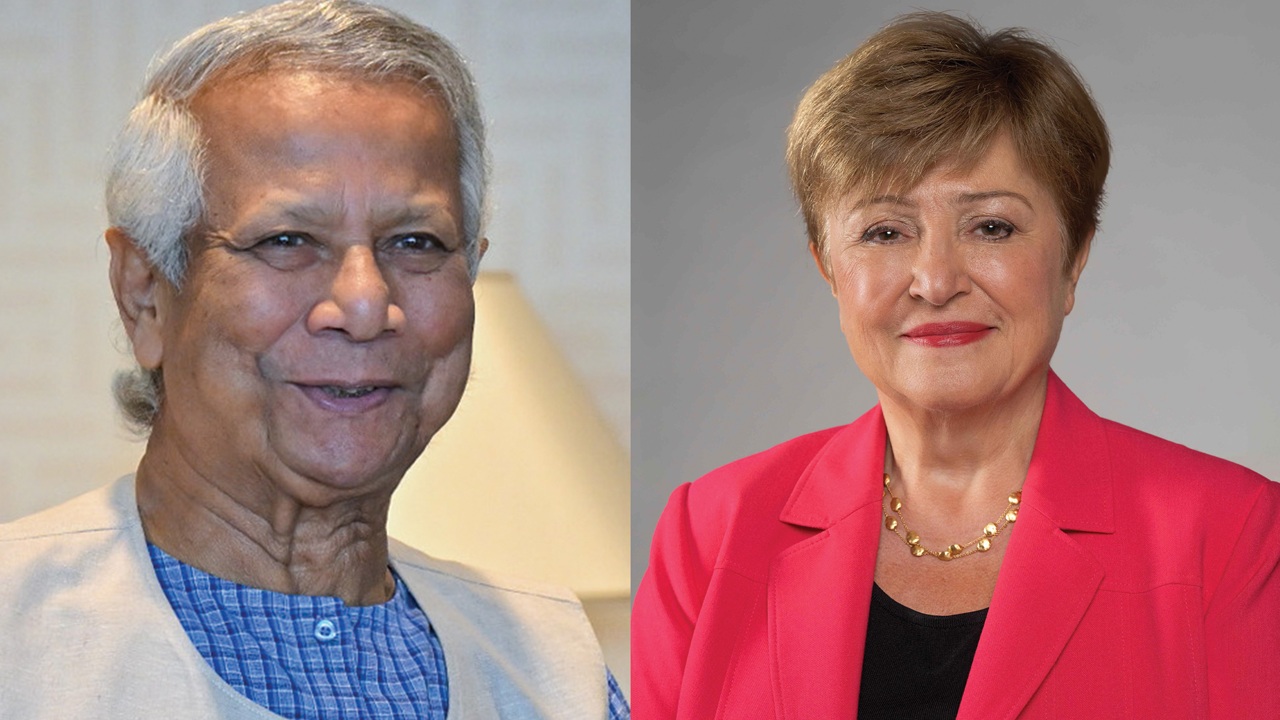 ড. ইউনূসের নেতৃত্বের প্রশংসা করে যা বললেন আইএমএফ প্রধান