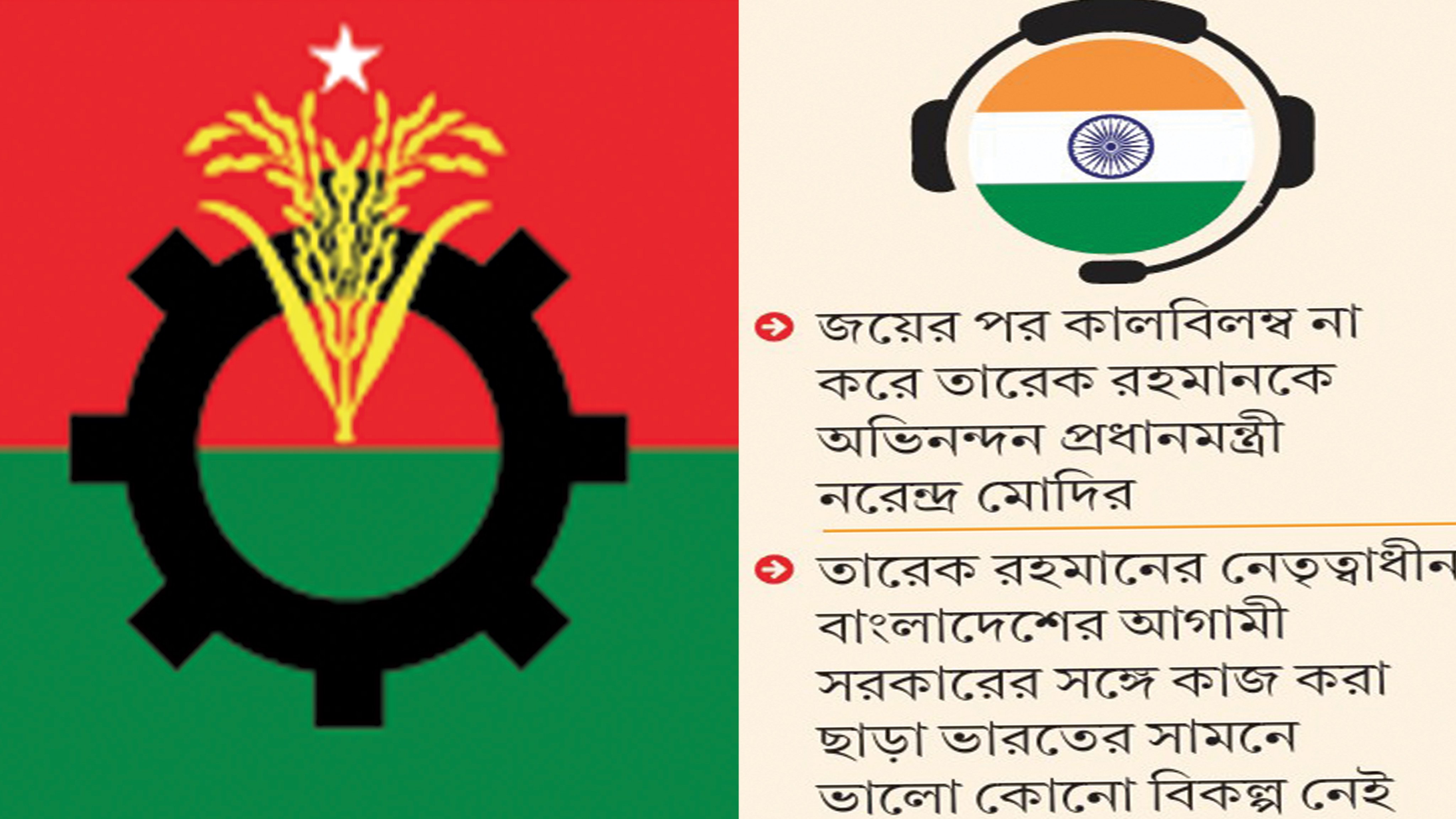 ভারতীয় মিডিয়ার চোখে বিএনপির বিজয়