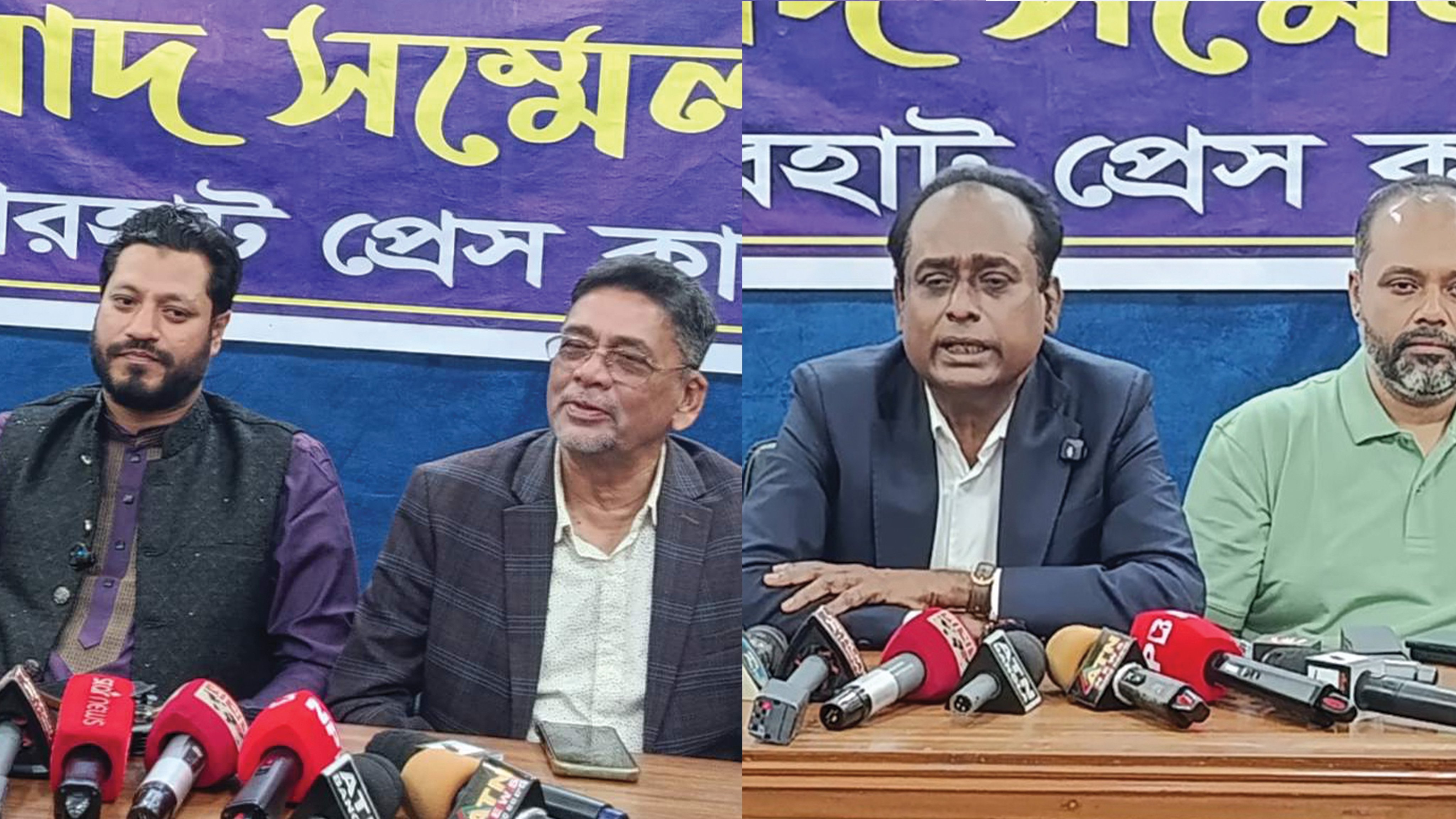 বাগেরহাট-২ আসনে গভীর রাতে পাল্টাপাল্টি সংবাদ সম্মেলন