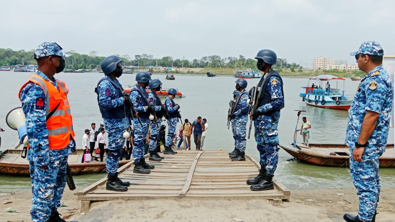 ঈদে নৌপথে বাড়তি নিরাপত্তায় কোস্ট গার্ড পশ্চিম জোন