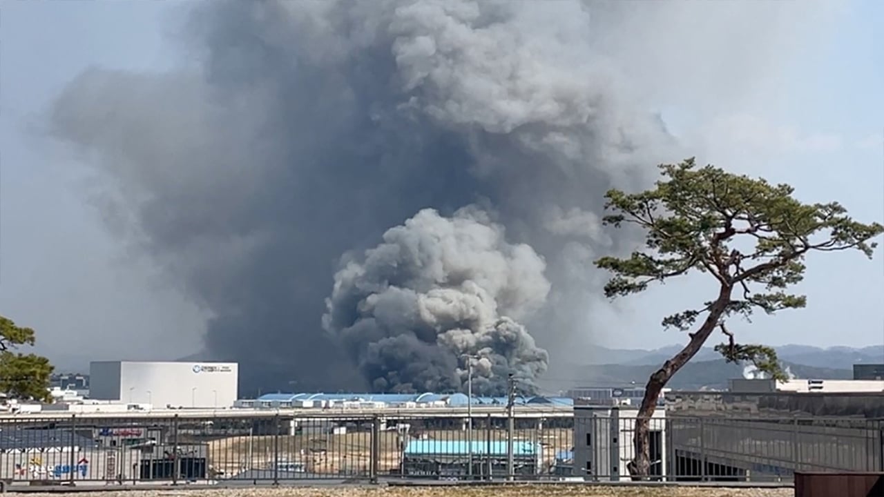 দক্ষিণ কোরিয়ায় কারখানায় আগুন, নিহত ১৪