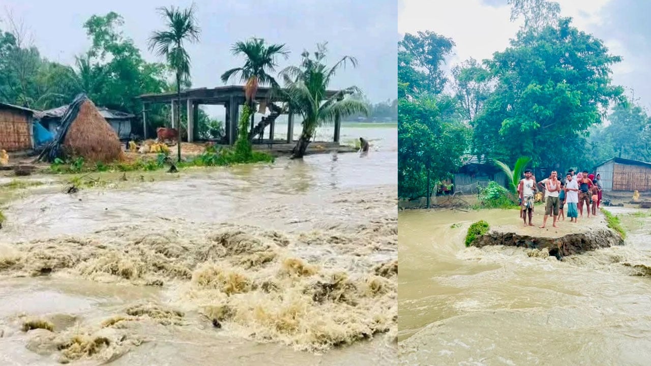 কক্সবাজারে বন্যা পরিস্থিতির অবনতি, পানিবন্দি ৫ লাখ মানুষ