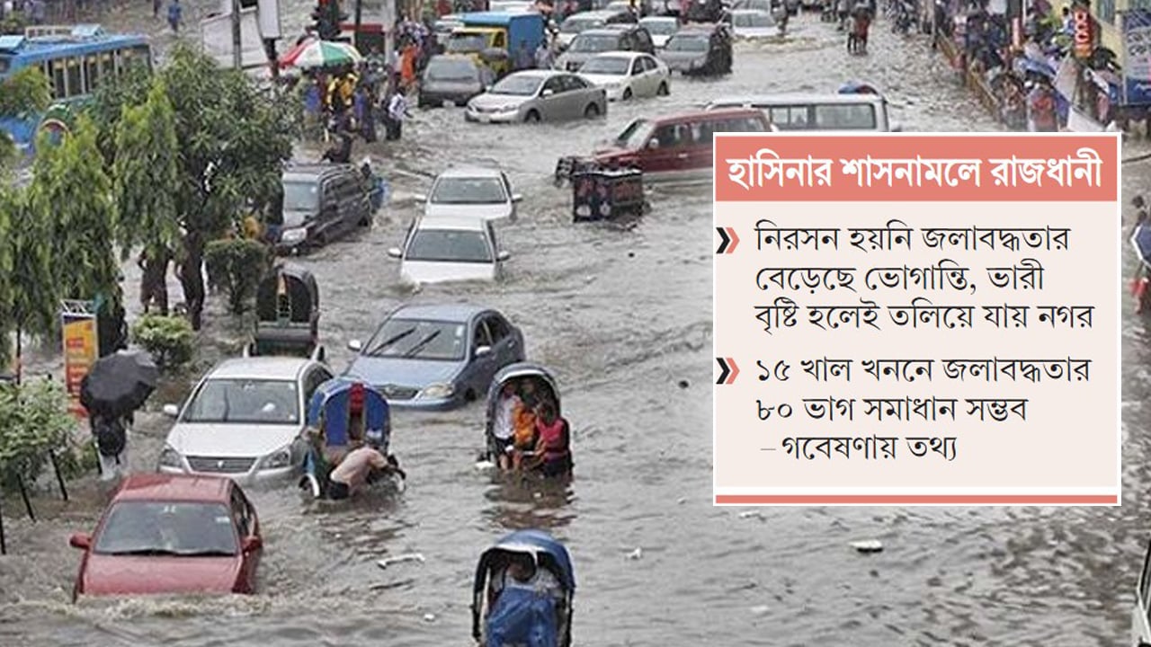 জলাবদ্ধতা নিরসনের নামে ৩০০০ কোটি টাকা লুটপাট