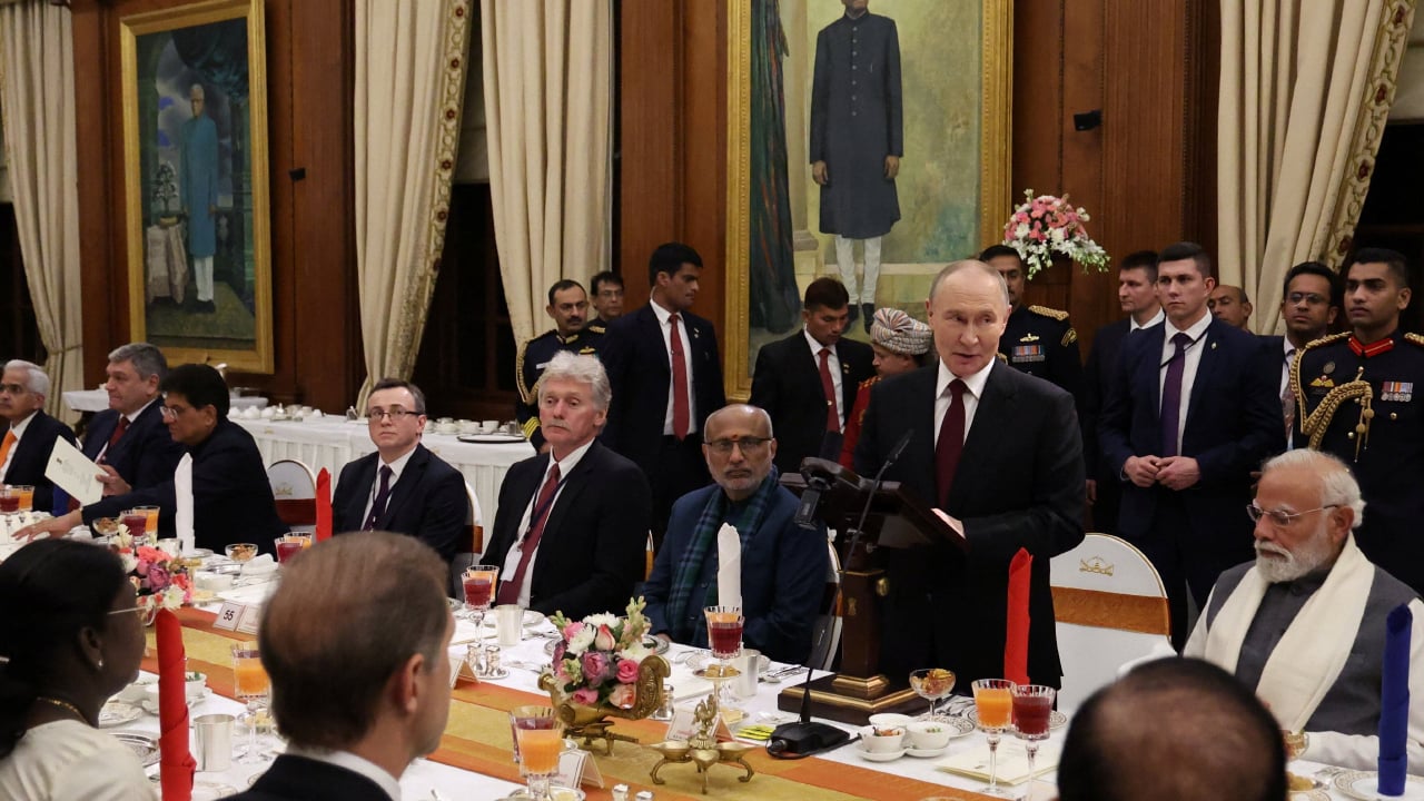 পুতিনকে নৈশভোজে যা খাওয়ালো ভারত