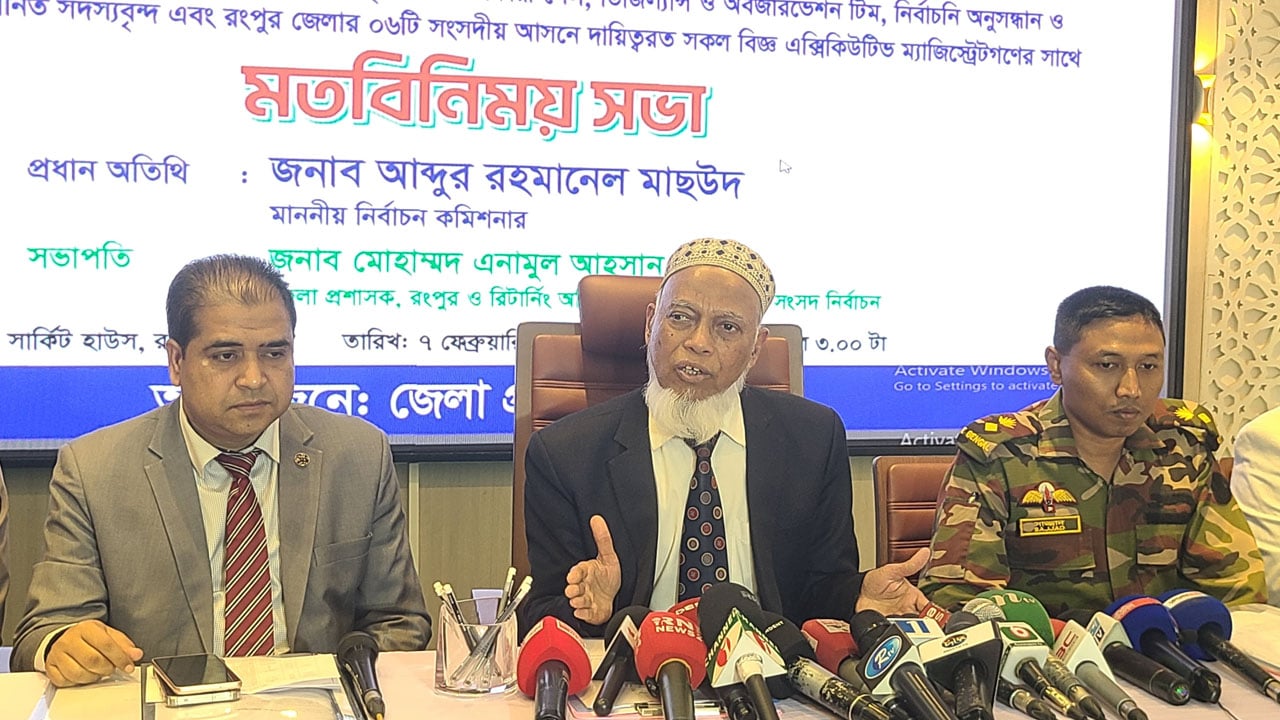 এবার কোনো ইলেকশন ইঞ্জিনিয়ারিং হবে না: ইসি মাছউদ