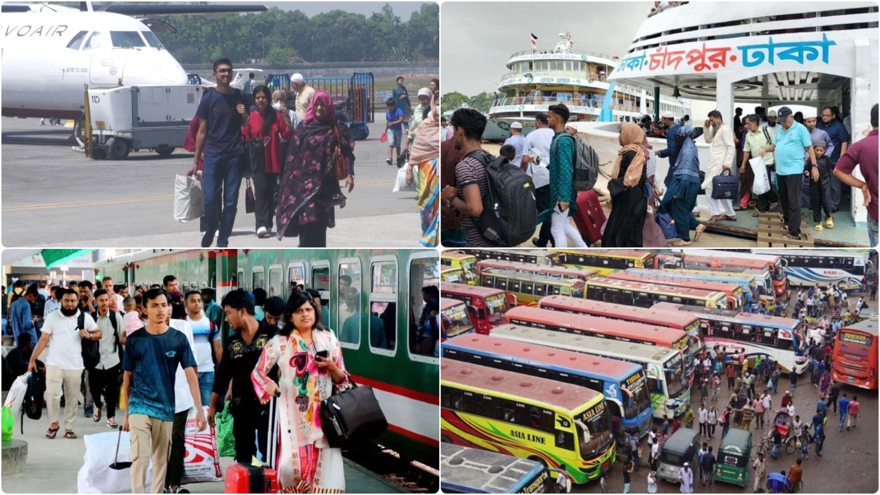 ঈদযাত্রার শেষ মুহূর্তেও নেই ভোগান্তি