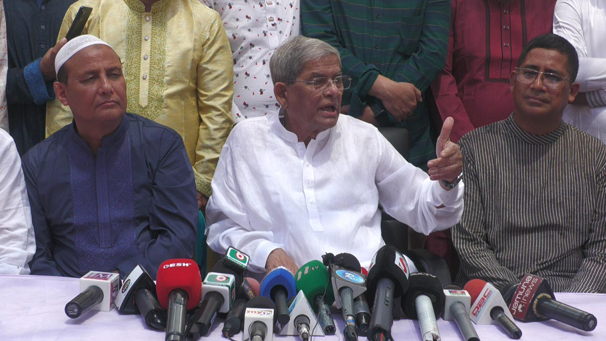 ন্যূনতম সংস্কার করে নির্বাচন চাইলেন মির্জা ফখরুল