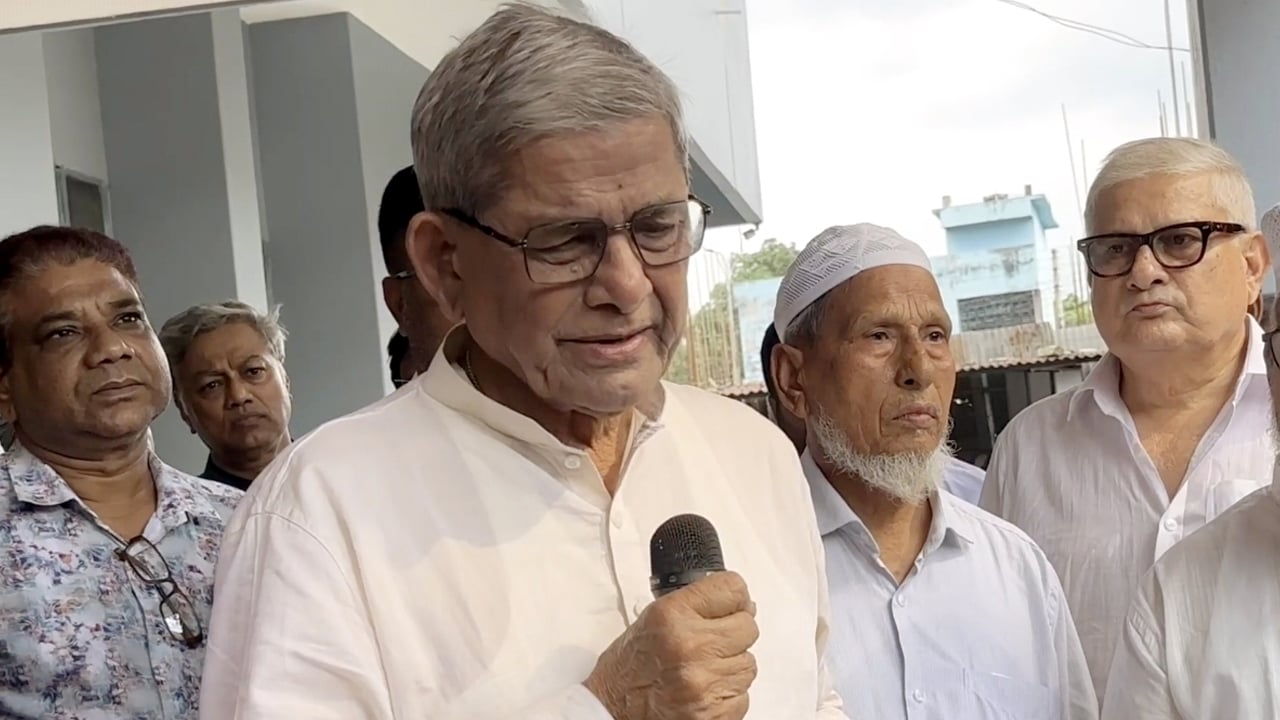 ঠাকুরগাঁওয়ের একজন অভিভাবককে হারালাম: মির্জা ফখরুল