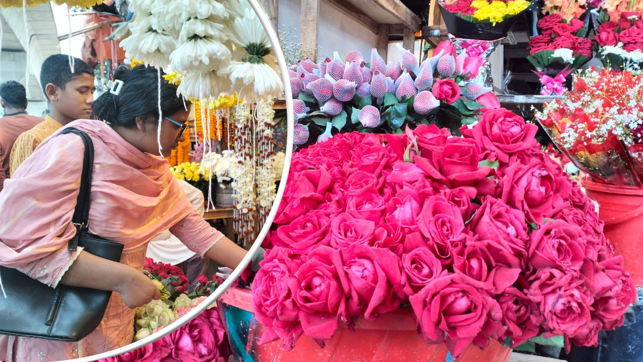 ভালোবাসার দিনে মন খারাপ ফুল ব্যবসায়ীদের