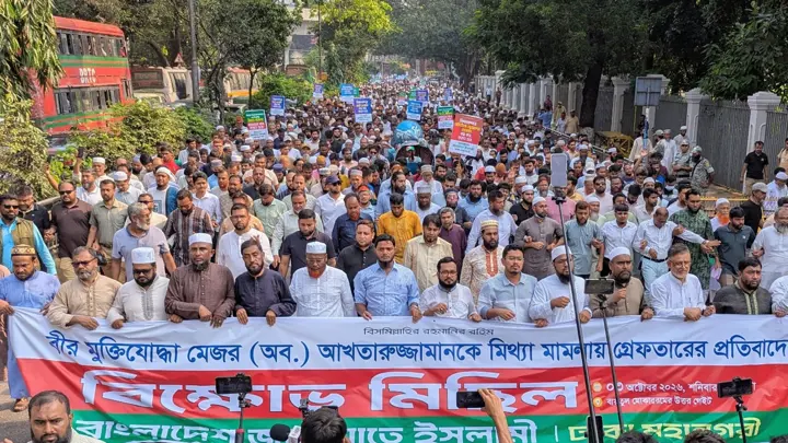 জামায়াতে যোগ দেওয়ায় মেজর আখতারুজ্জামানকে টার্গেট করা হয়েছে: গোলাম পরওয়ার 
