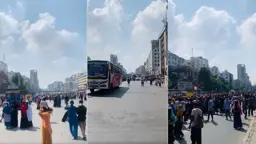 উত্তরায় ফের পোশাক শ্রমিকদের সড়ক অবরোধ, যান চলাচল বন্ধ 