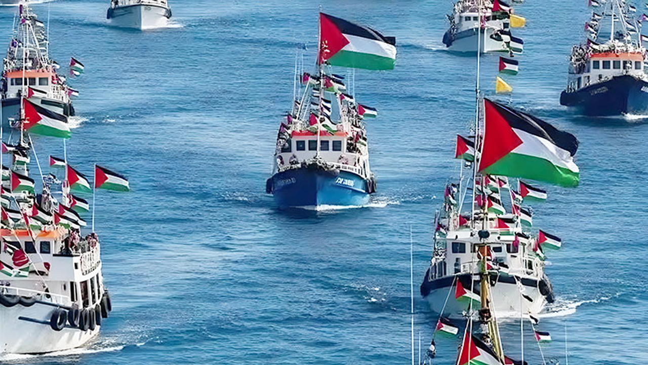 গাজা অভিমুখে আবারও ‘গ্লোবাল সুমুদ’ ফ্লোটিলার ঘোষণা