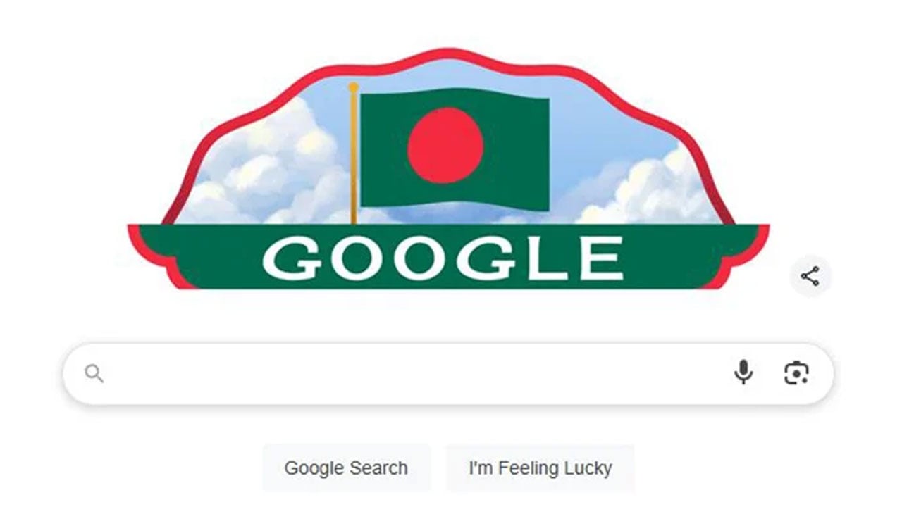 স্বাধীনতা দিবসে গুগলের শুভেচ্ছা