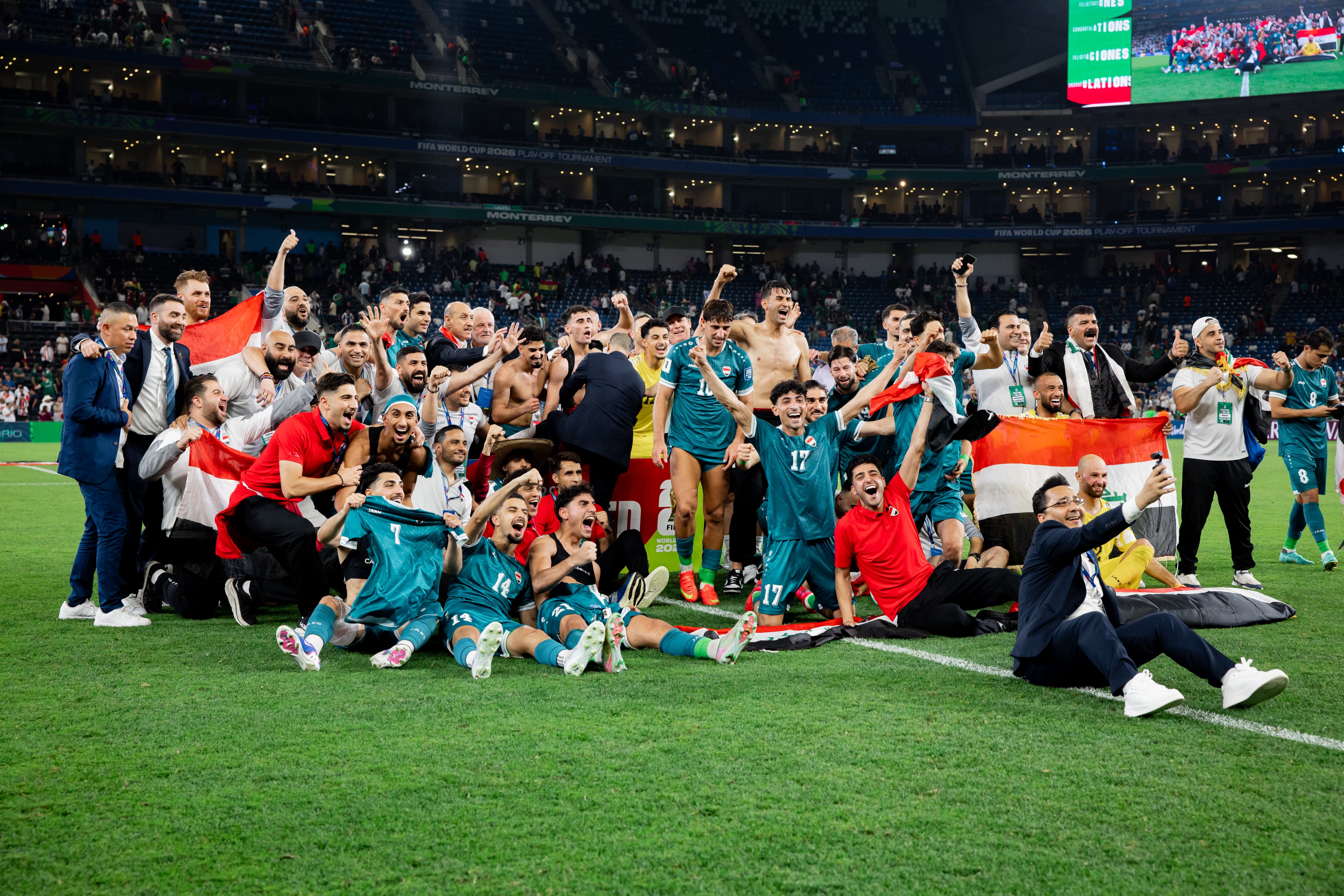 ৪০ বছর পর বিশ্বকাপের মঞ্চে ইরাক