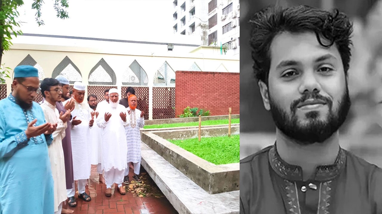 সাদিক কায়েমের আকদ অনুষ্ঠান শেষে হাদীর কবর জিয়ারত করলেন জামায়াত আমির