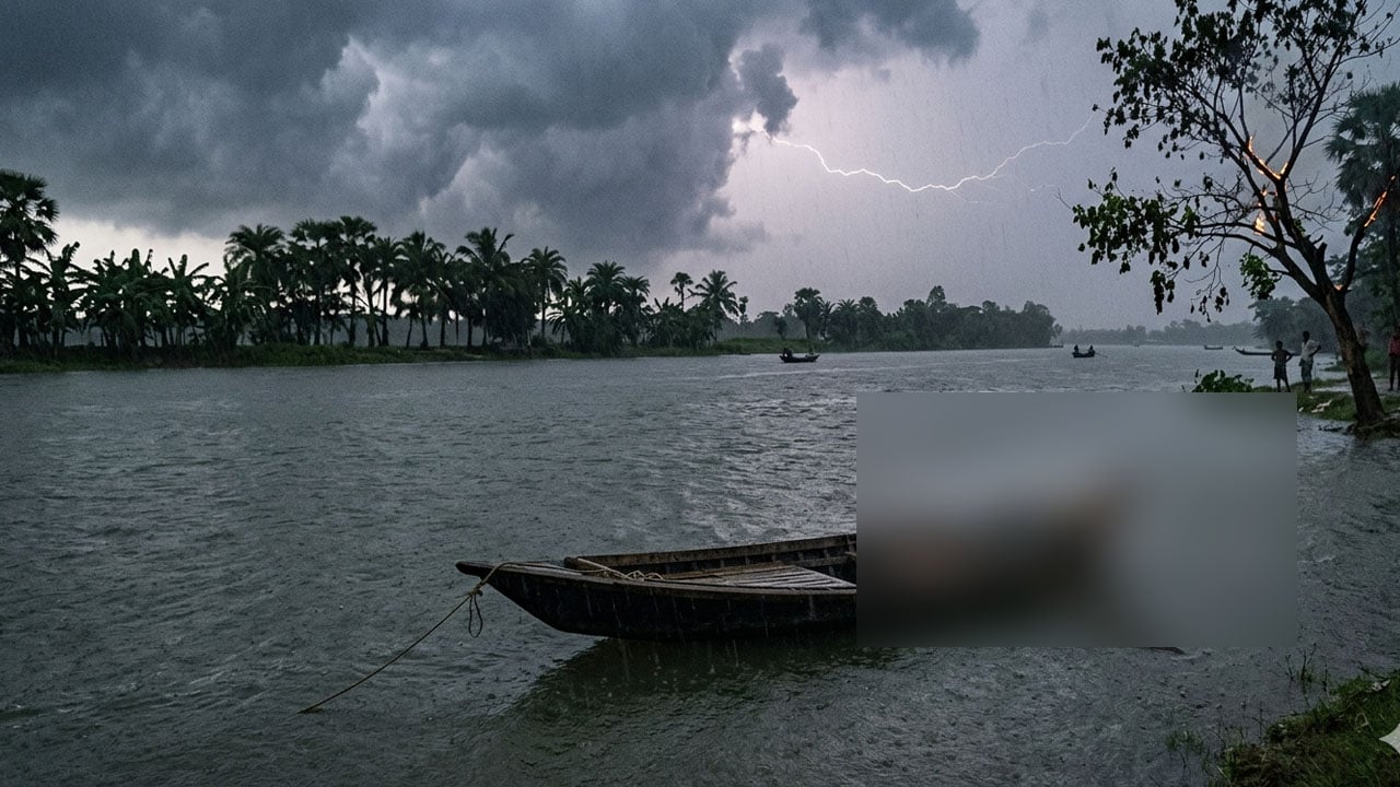 নিকলী হাওরে বজ্রপাতে নৌকার মাঝি নিহত