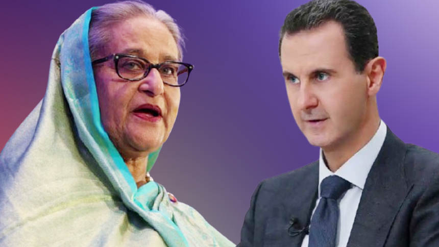 দুই স্বৈরশাসকের পলায়ন