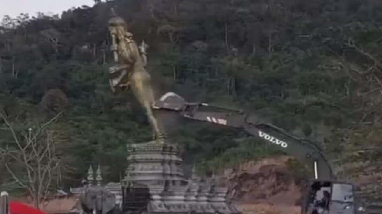 থাই-কম্বোডিয়া সীমান্তে হিন্দু দেবতার মূর্তি ভাংচুর, ক্ষুব্ধ ভারত