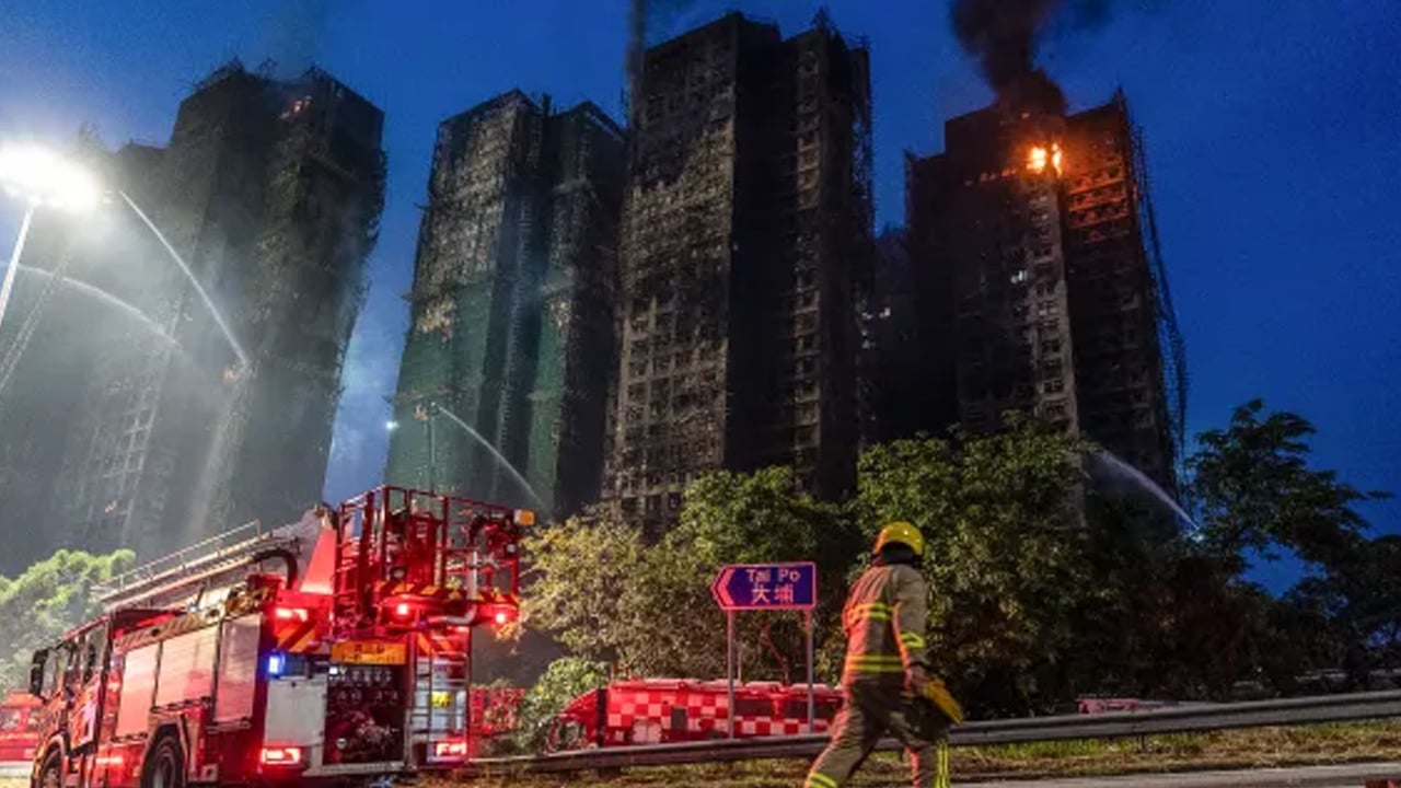 হংকংয়ের অগ্নিকাণ্ডে মৃতের সংখ্যা বেড়ে ১২৮