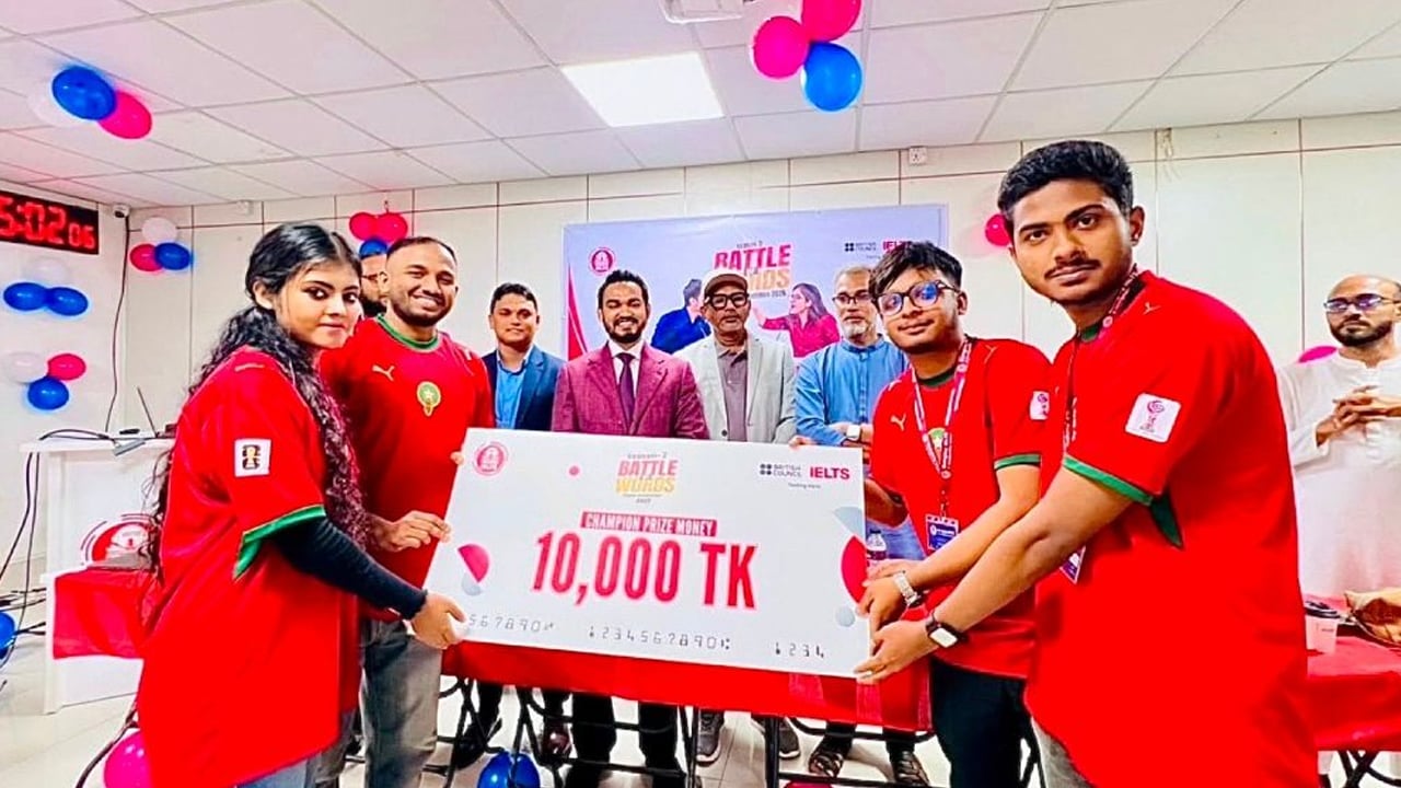 ‘ব্যাটল অব ওয়ার্ডস–সিজন ২’ এর সফল সমাপ্তি, চ্যাম্পিয়ন টিম মরক্কো