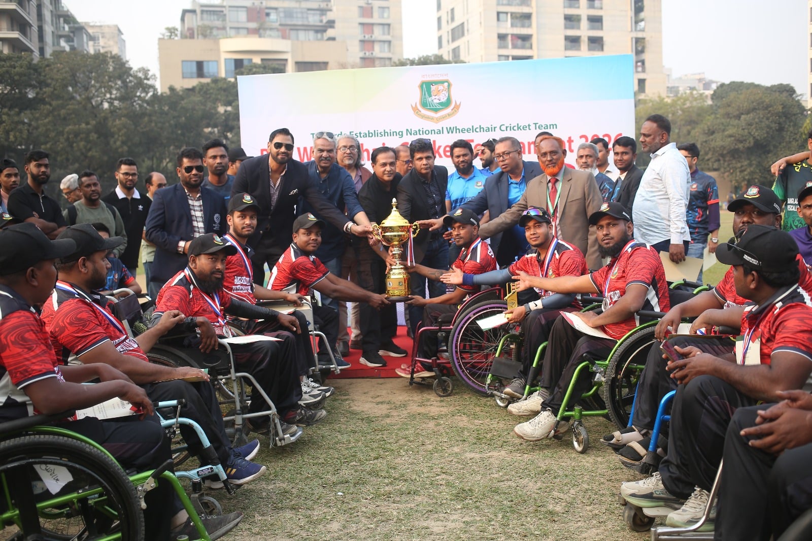 যমুনার শিরোপা জয়ে শেষ হলো বিসিবি হুইলচেয়ার ক্রিকেট টুর্নামেন্ট
