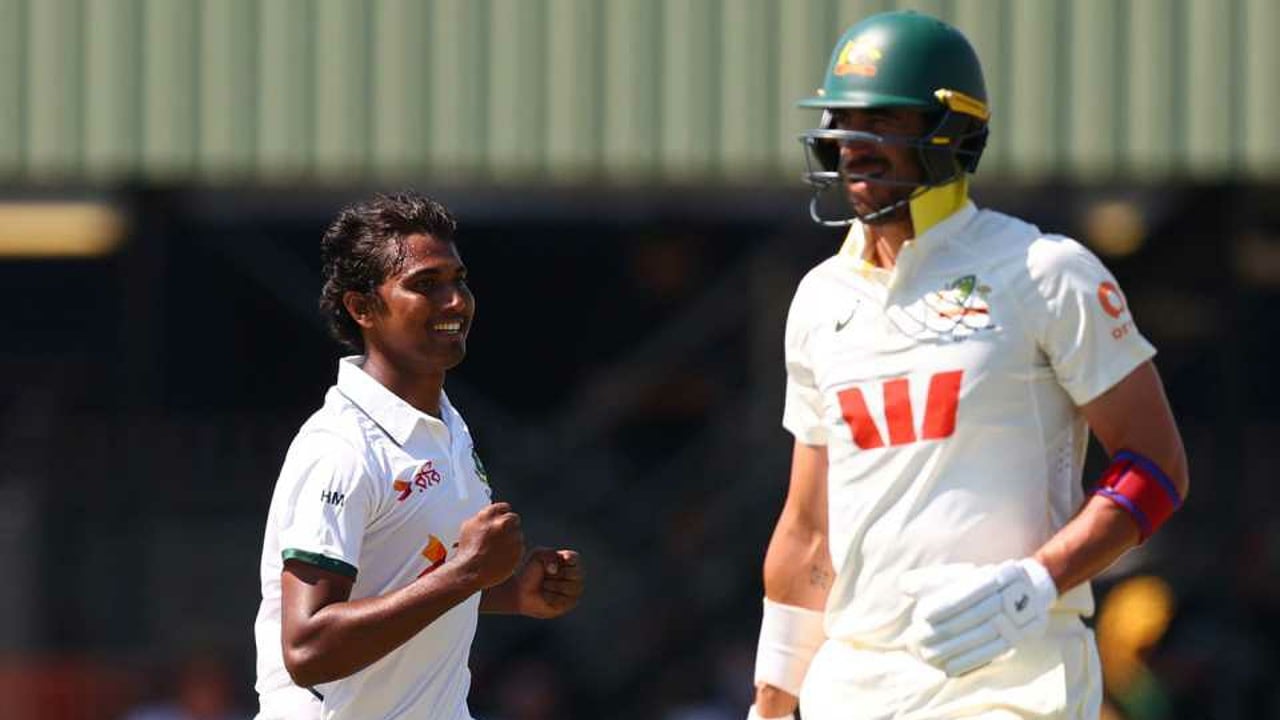 অস্ট্রেলিয়ার বিপক্ষে ইতিহাস গড়লেন হাসান