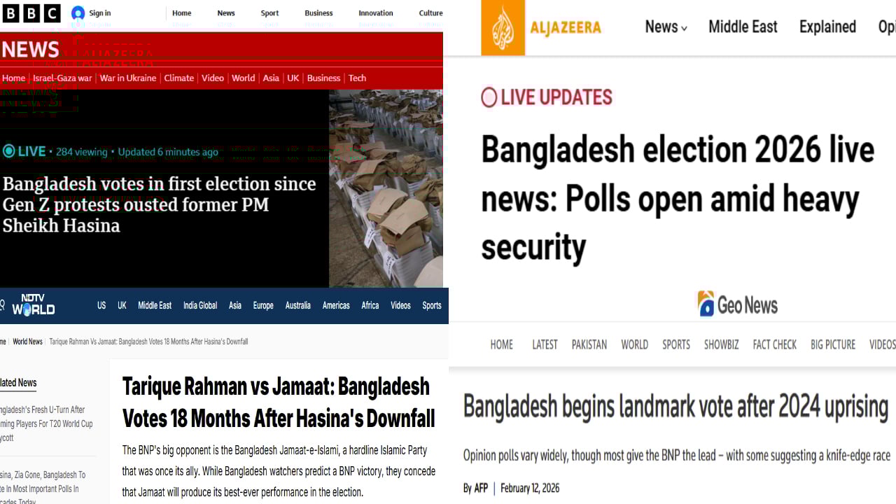 আন্তর্জাতিক গণমাধ্যমে বাংলাদেশের ভোট গ্রহণের খবর