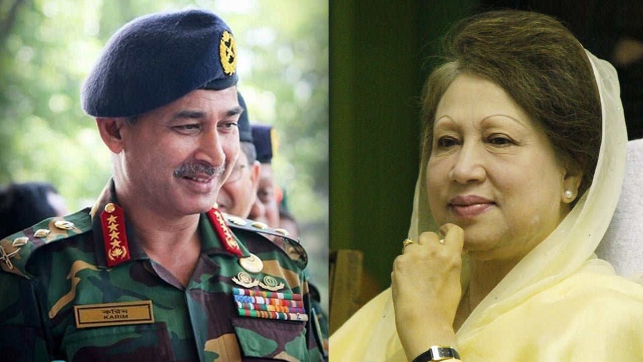 খালেদা জিয়াকে সেনানিবাসের বাড়ি থেকে উচ্ছেদে জড়িত ছিলাম না