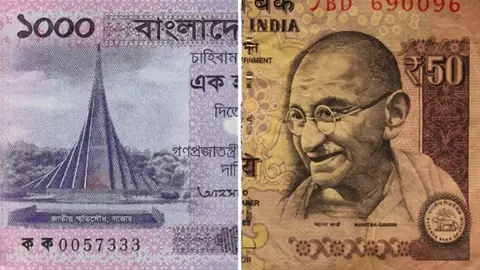 রুপির বিপরীতে টাকার ১১ দশমিক ৬ শতাংশ উত্থান