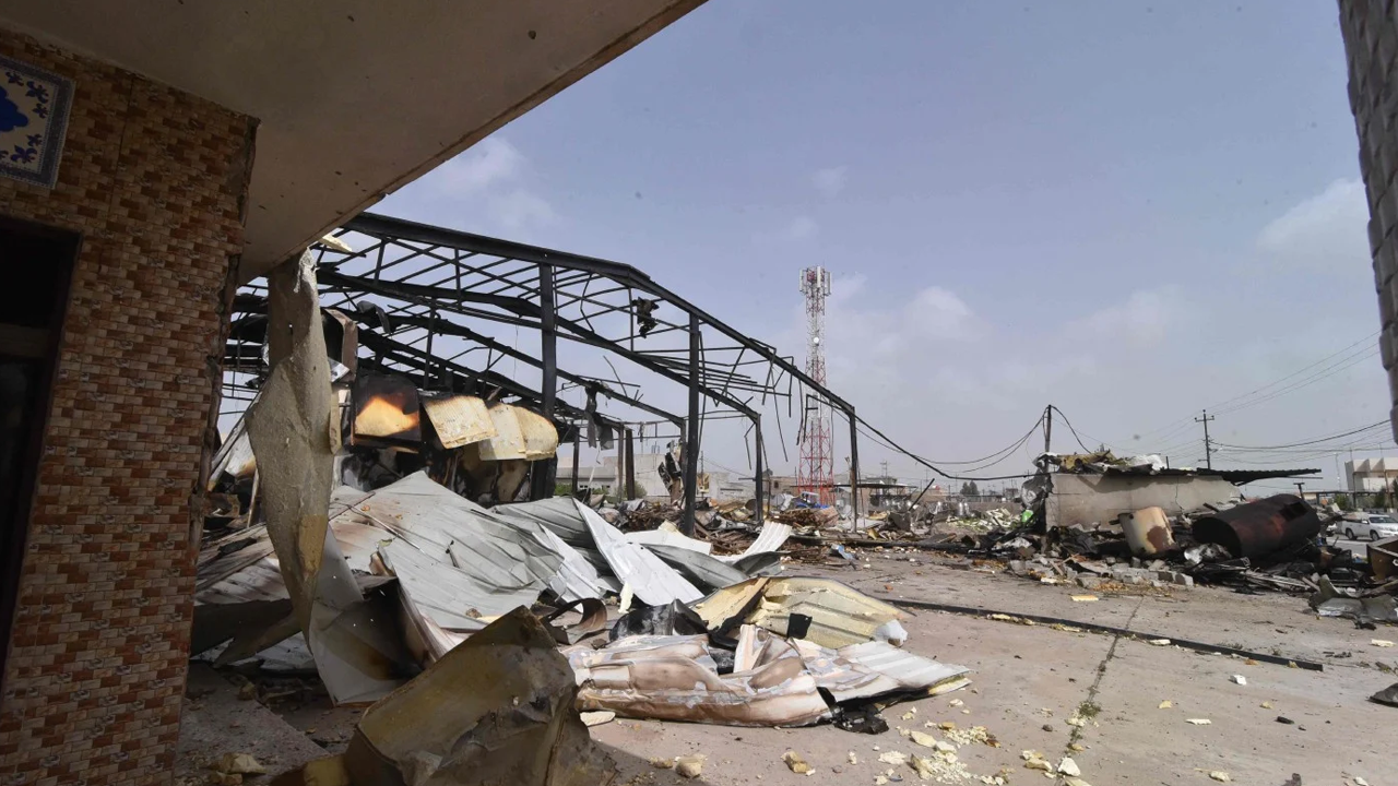 ইরাকি কুর্দিস্তানের ইরবিল বিমানবন্দরের কাছে বিস্ফোরণের শব্দ