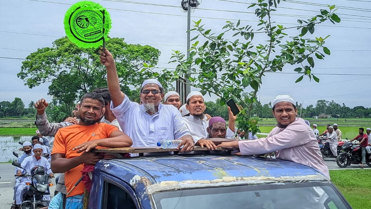 রংপুরে ইসলামী আন্দোলনের মোটরসাইকেল শোডাউন