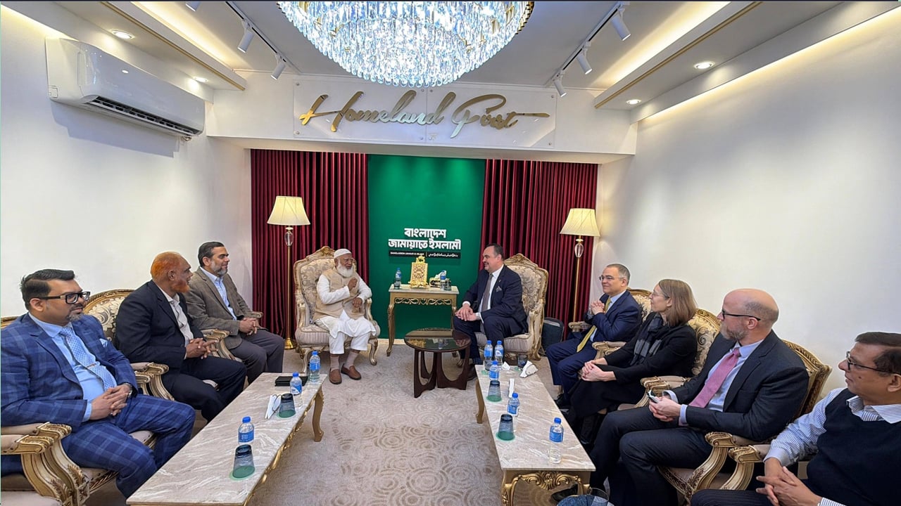 জামায়াত আমিরের সঙ্গে মার্কিন রাষ্ট্রদূতের সাক্ষাৎ