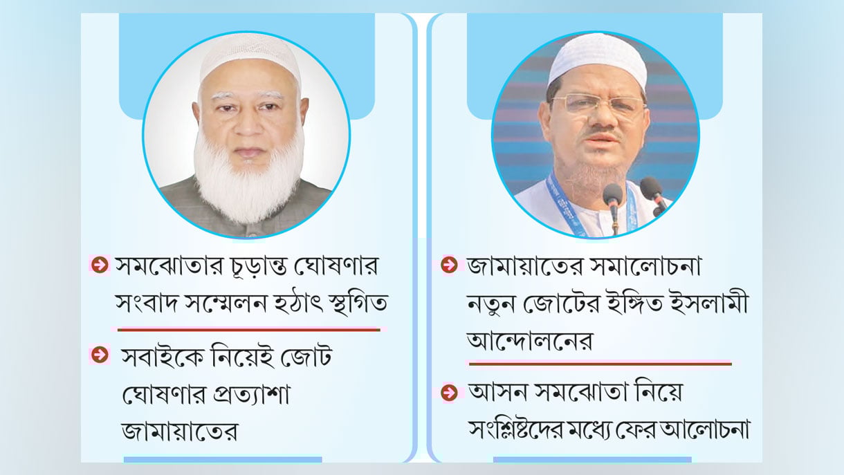 চরমোনাইর দল নিয়ে পেরেশান জামায়াত