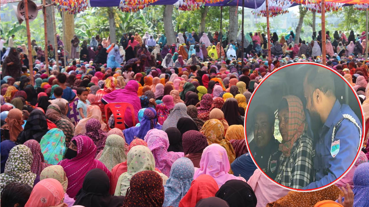 মহেশপুরে নারীদের শ্লীলতাহানির প্রতিবাদে মহিলা সমাবেশ