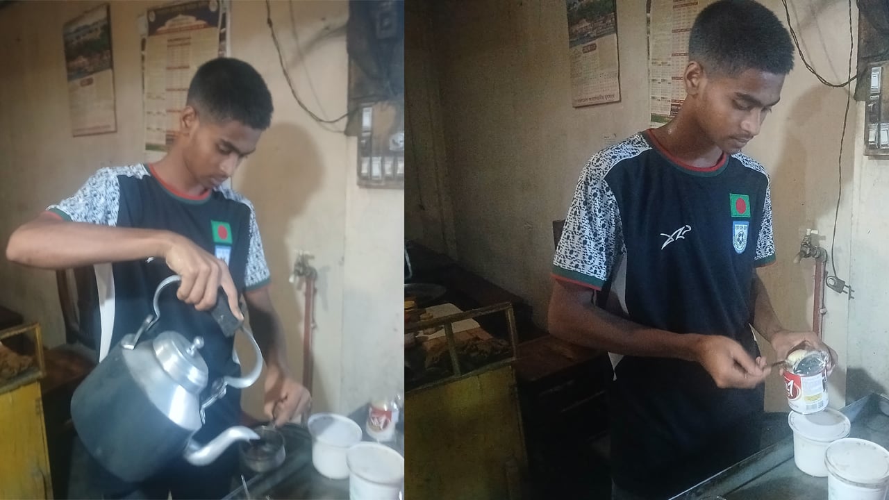 বই আর চায়ের কেতলি হাতে জিহাদের জীবনসংগ্রাম