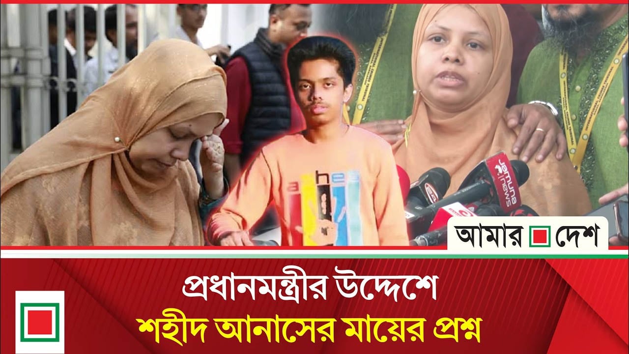 গণরায় অস্বীকার করার মধ্য দিয়ে সন্তানদের স্বপ্ন শেষ: শহীদ আনাসের মা